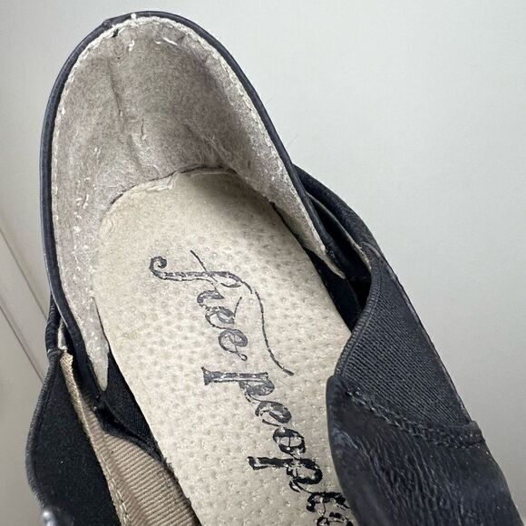 Free People x Lavorazione Artigiana Black Leather Ankle Bootie/Convertible Mules - Picture 14 of 16